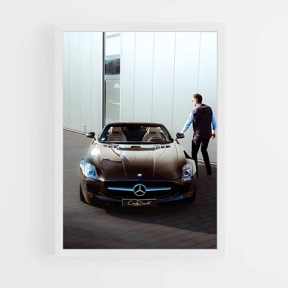 Poster Le Maître de la Route – affiche Mercedes (vue 3)